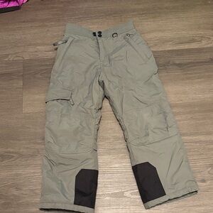 Kids Gray Snow Pants